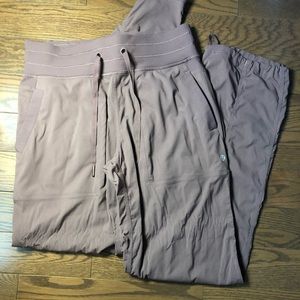 Lululemon studio pants, no lining, beige/peach